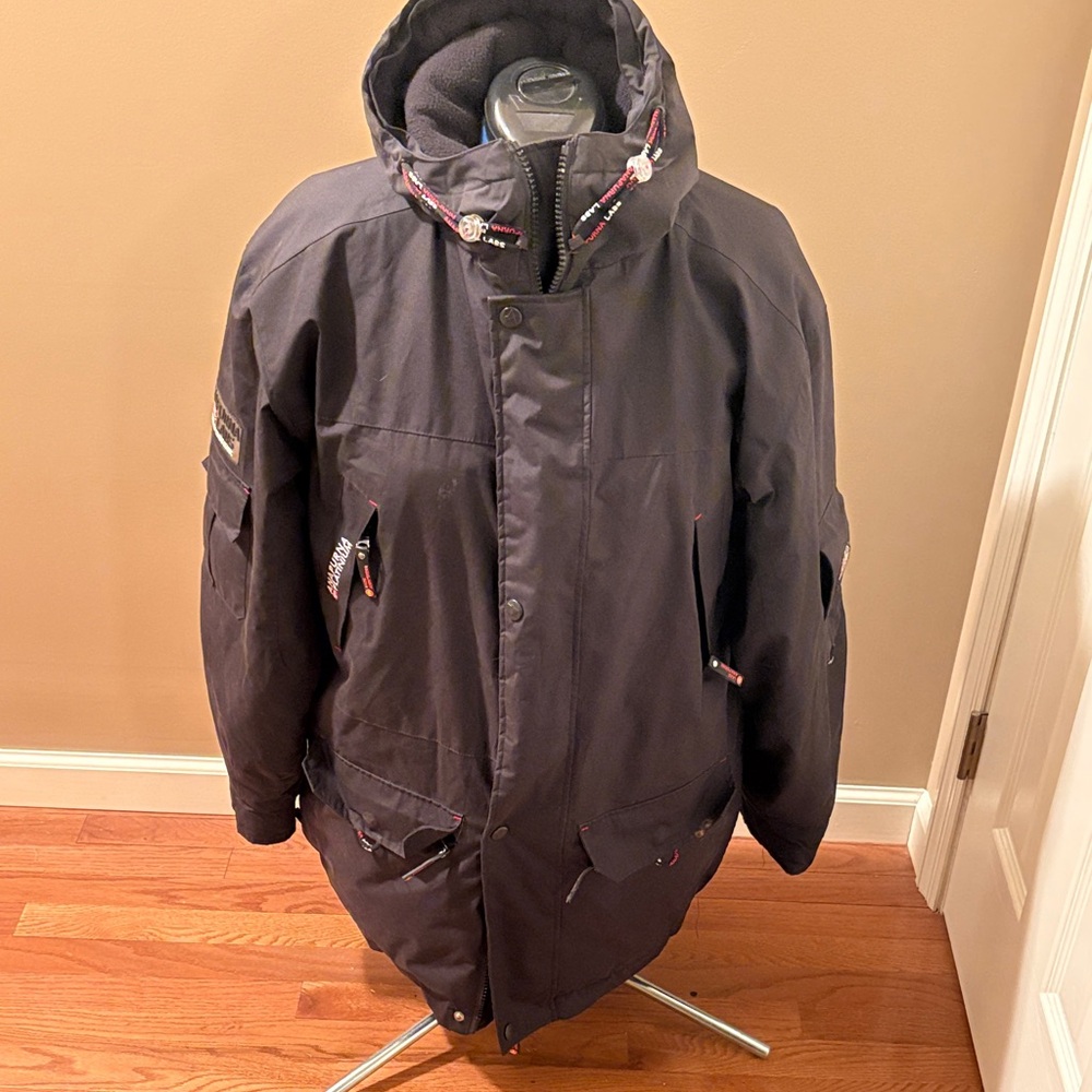 Men's Black Hooded Jacket